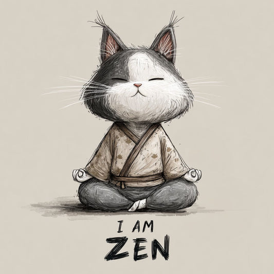 Tote Bag Shopping "I AM ZEN" - French Bazar - 7664811_4533