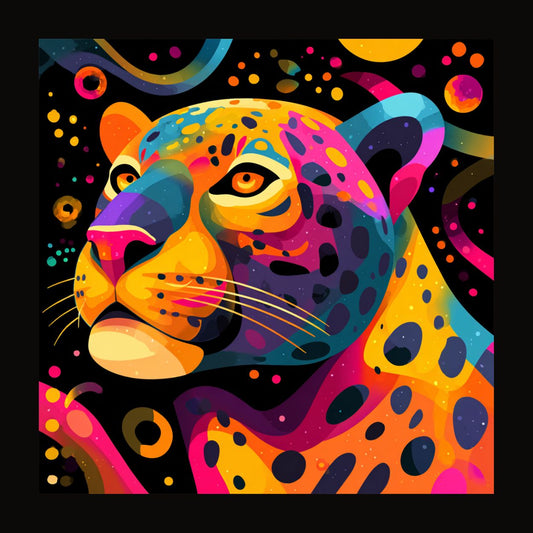 Tote Bag Shopping "JAGUAR MULTICOLORE" - French Bazar - 8940852_4533