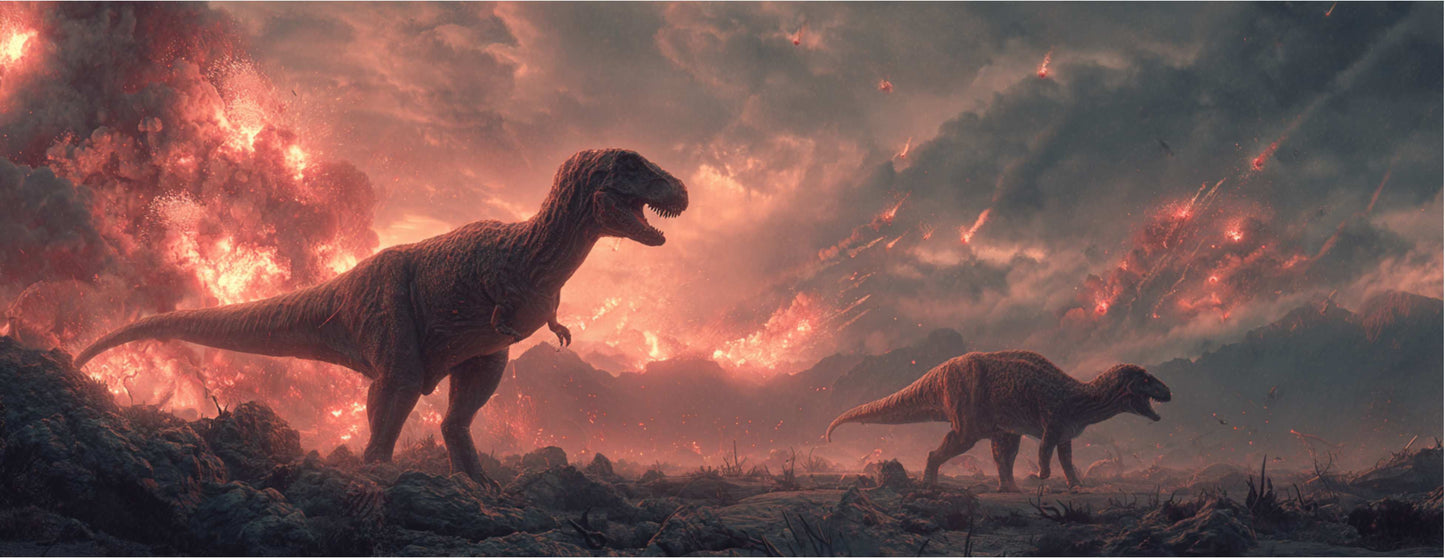 Mug Original "L'EXCTINCTION DES DINOSAURES" - Noir