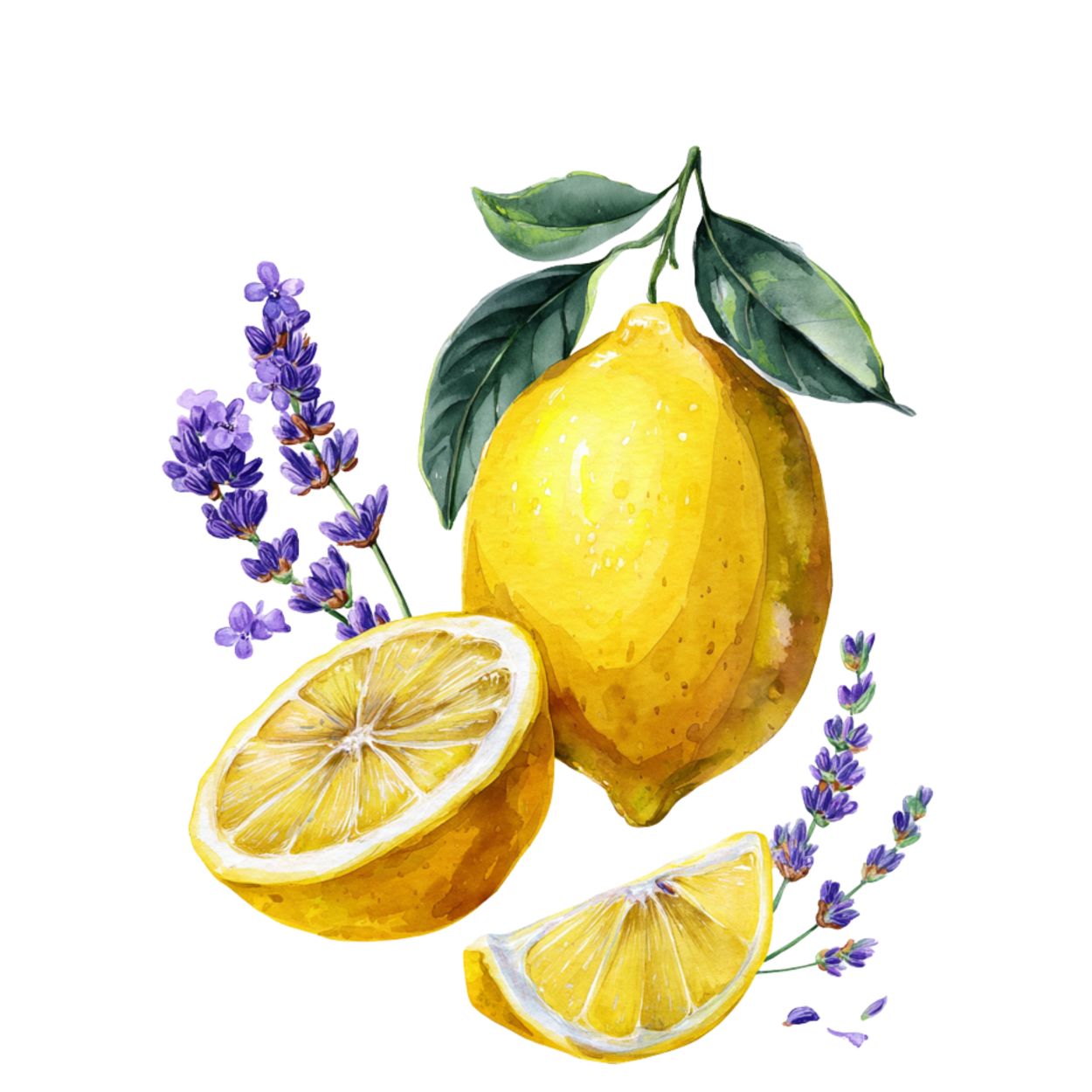 Sac Shopping Léger "LEMON AND LAVENDER" - French Bazar - 6148791_22801