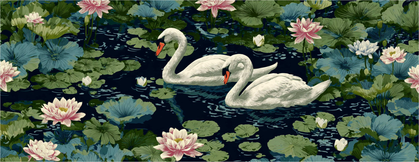 Mug Classique "LES CYGNES" - Blanc