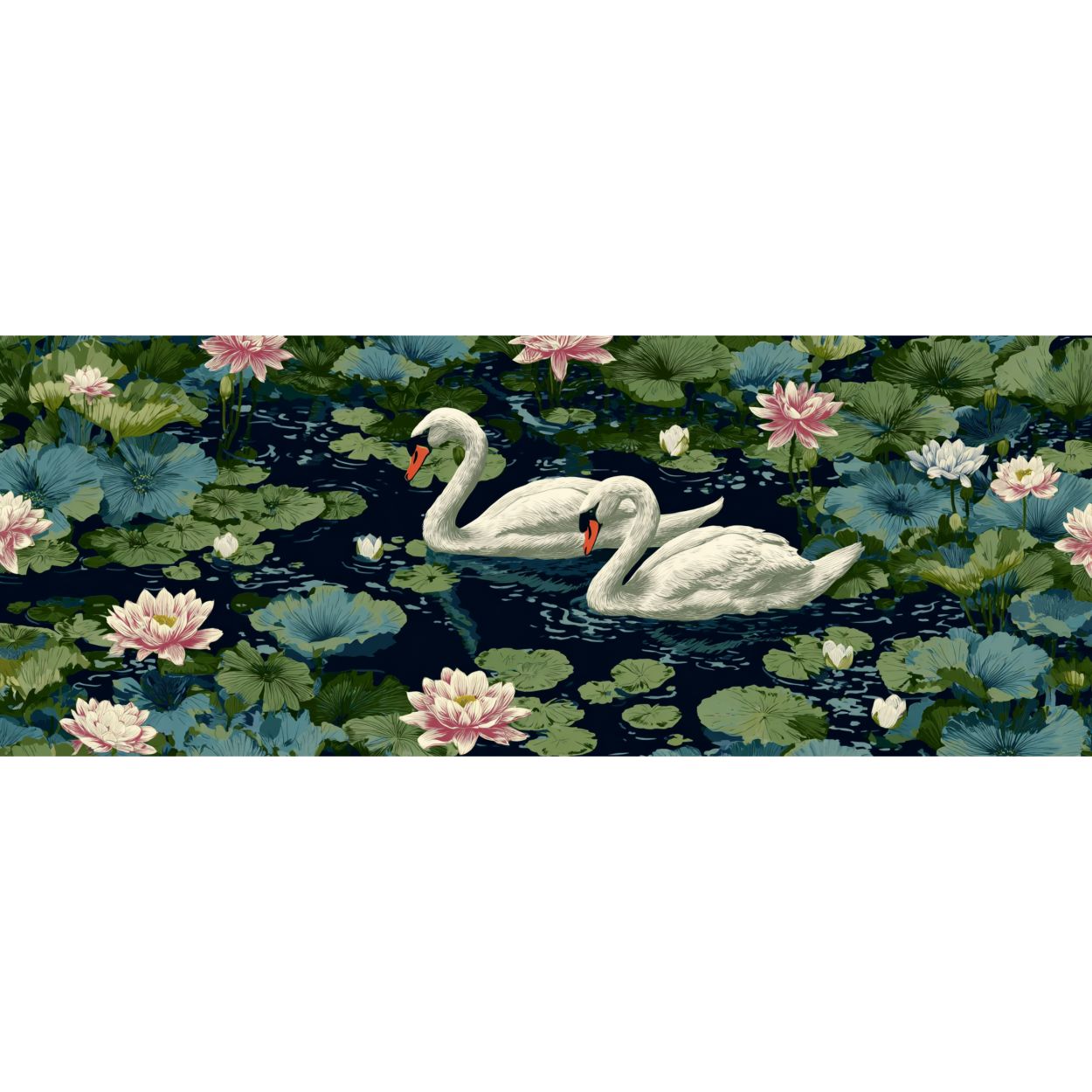 Mug Classique "LES CYGNES" - Blanc - French Bazar - 9553816_1320