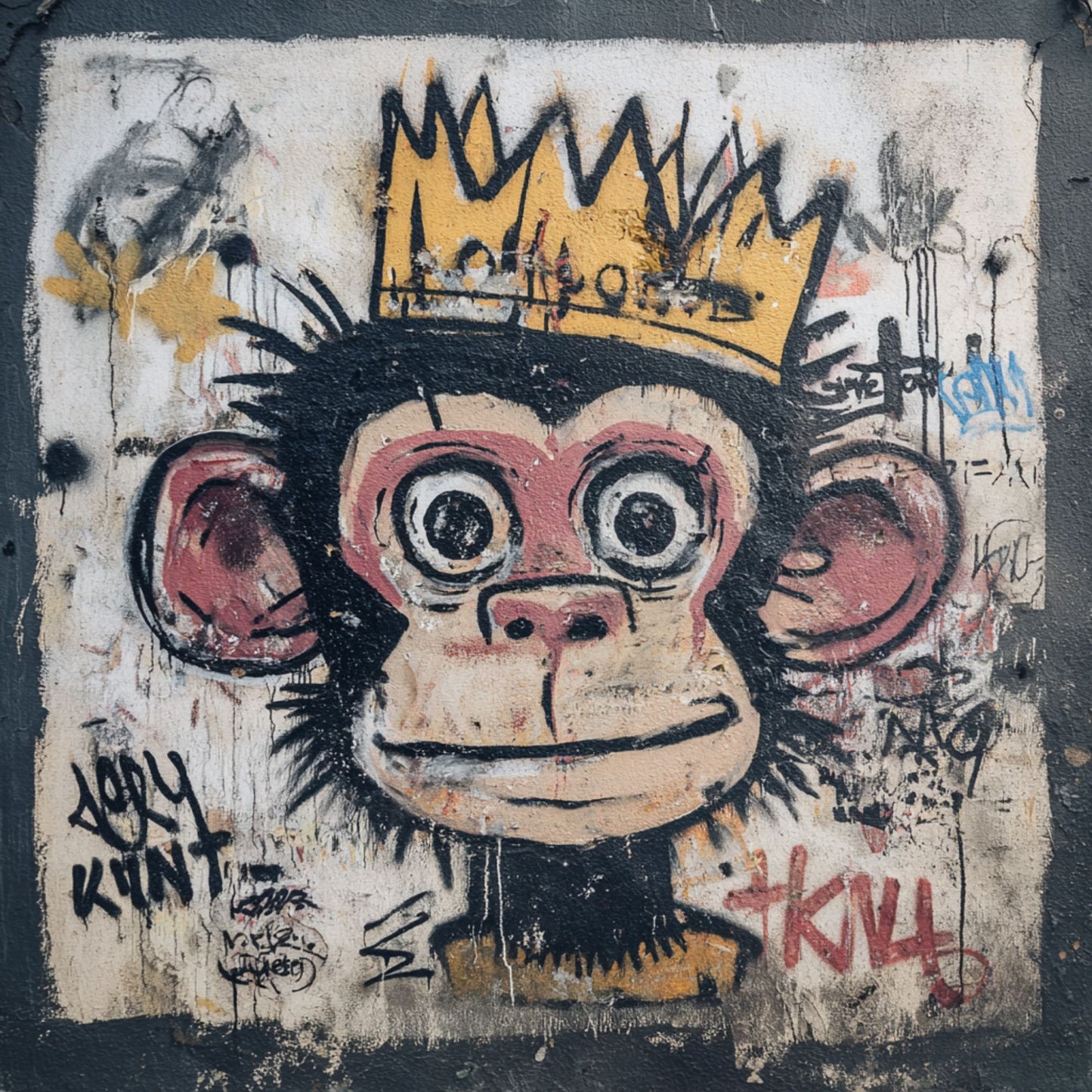 Grand Tote Bag Bio "MONKEY" - Noir