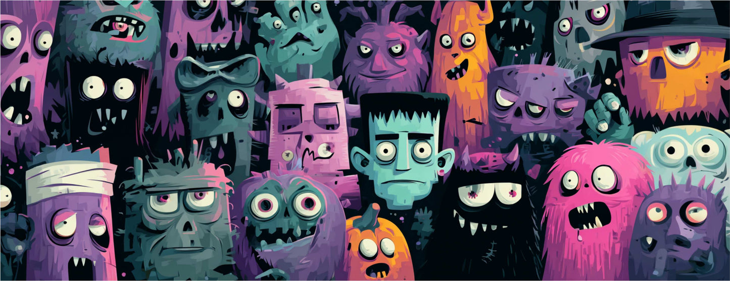 Mug Halloween "MONSTERS N°1" - Noir