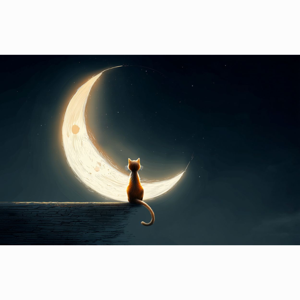 Bouteille isotherme "MOON CAT" - 500ml - Noir ou Blanc - French Bazar - 2452171_16030