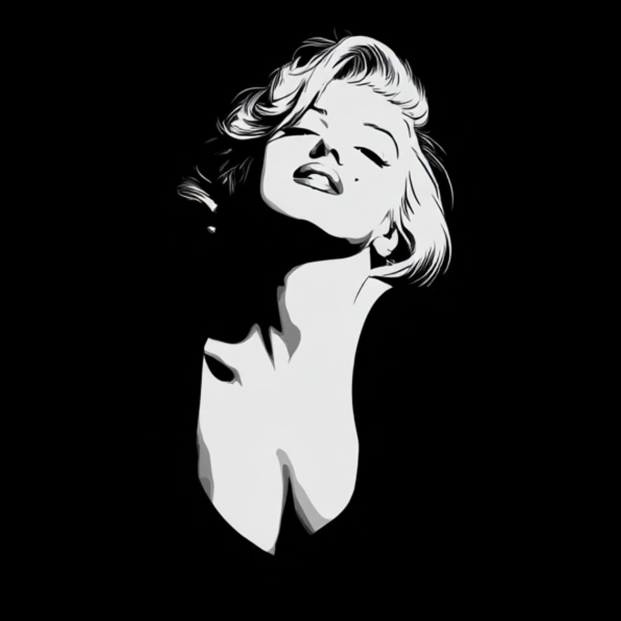 Grand Tote Bag Bio "MOVIE STAR" - Noir - French Bazar - 6562536_10732