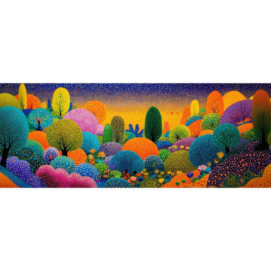 Mug Original "ARBRES COLORÉS" - Blanc