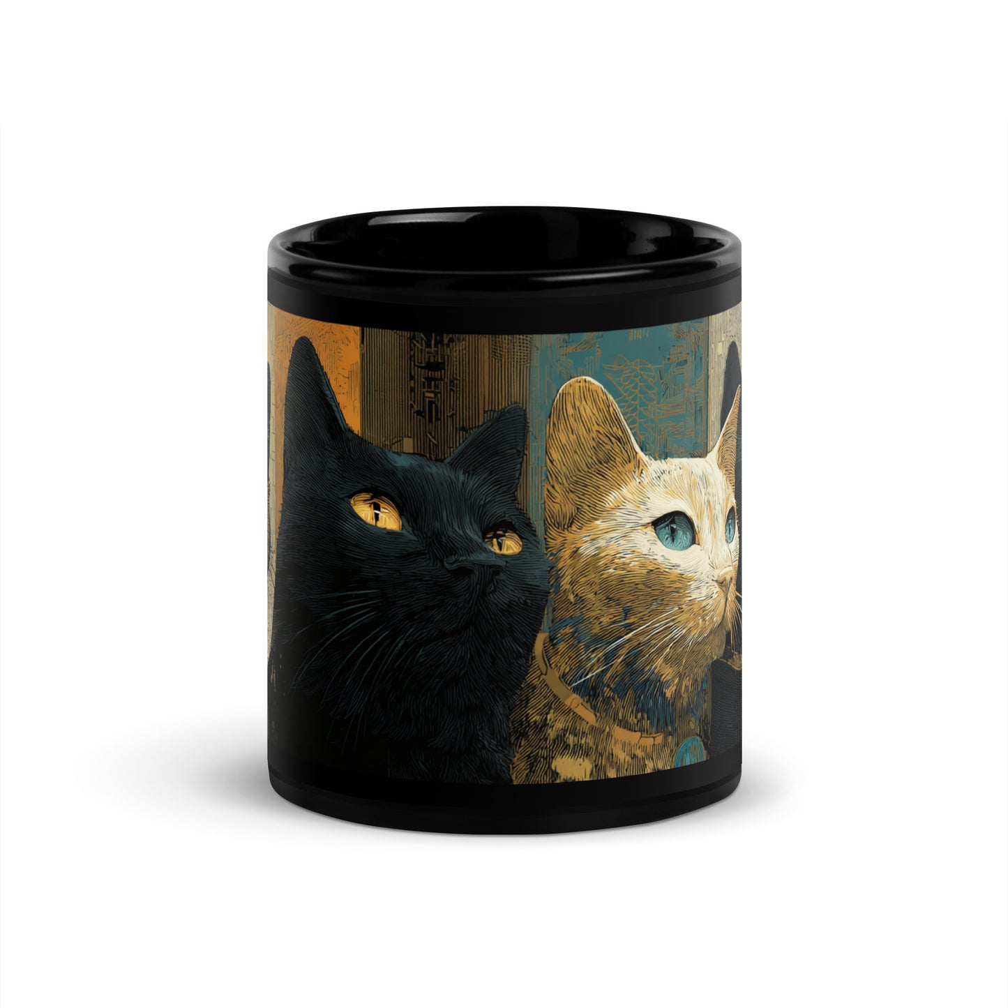 Mug Design chat noir