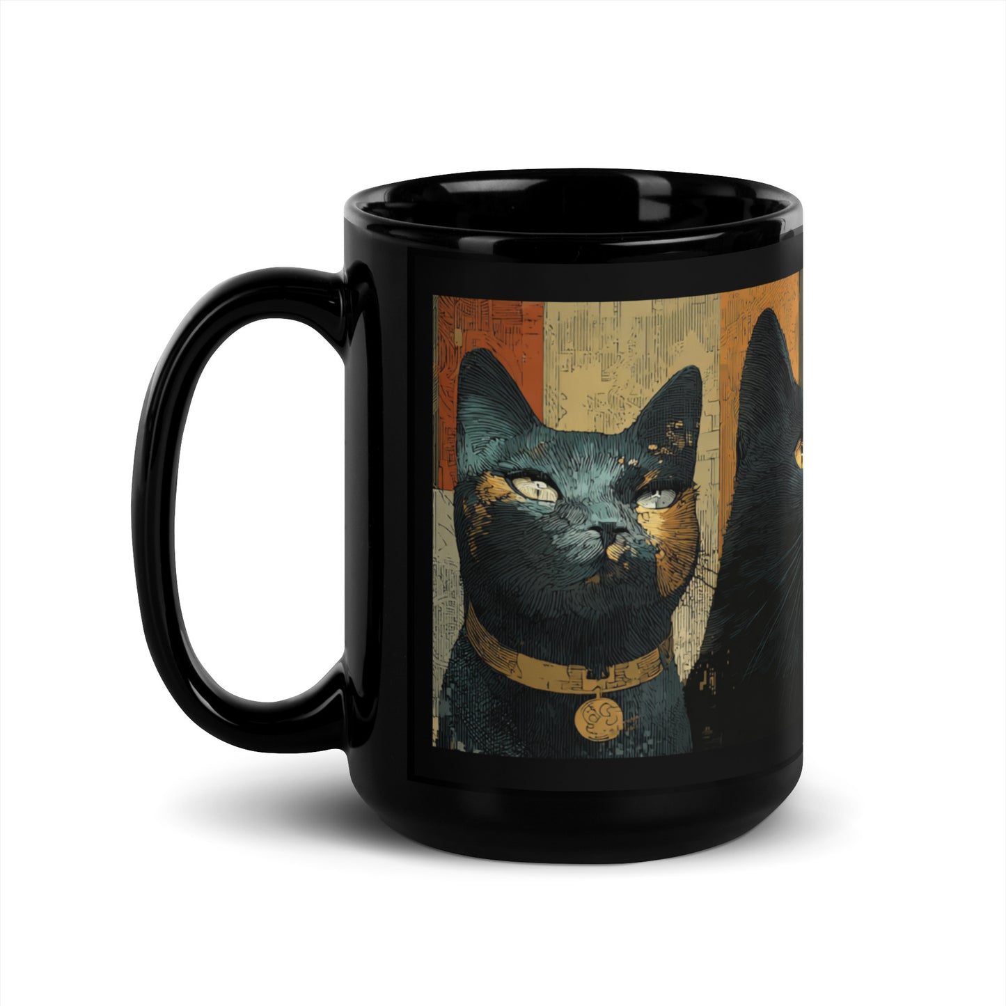 Mug Quatre chats noirs