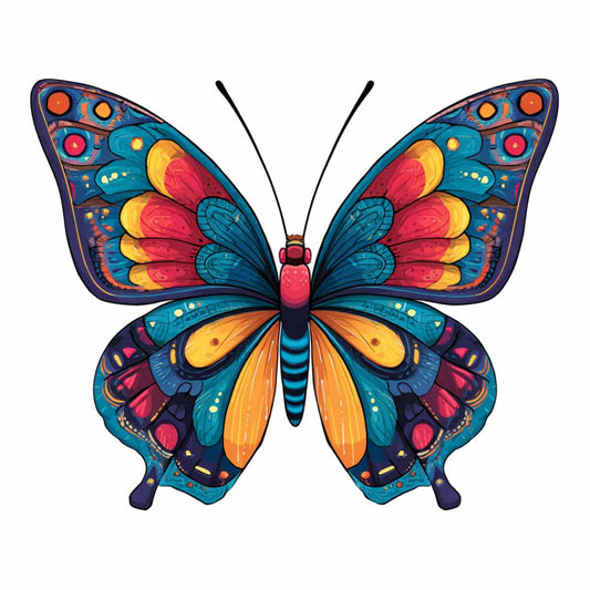 Tote Bag Bio "PAPILLON" - Beige