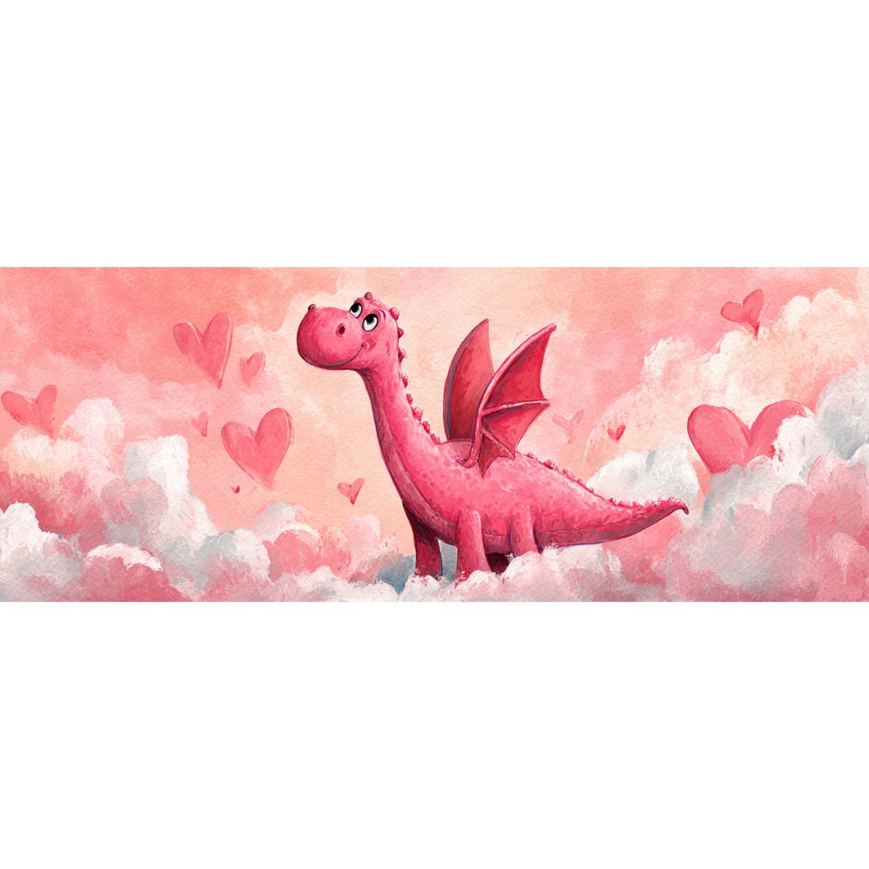 Mug Original "PINK DRAGON" - Blanc / Rose - French Bazar - 3094397_12578