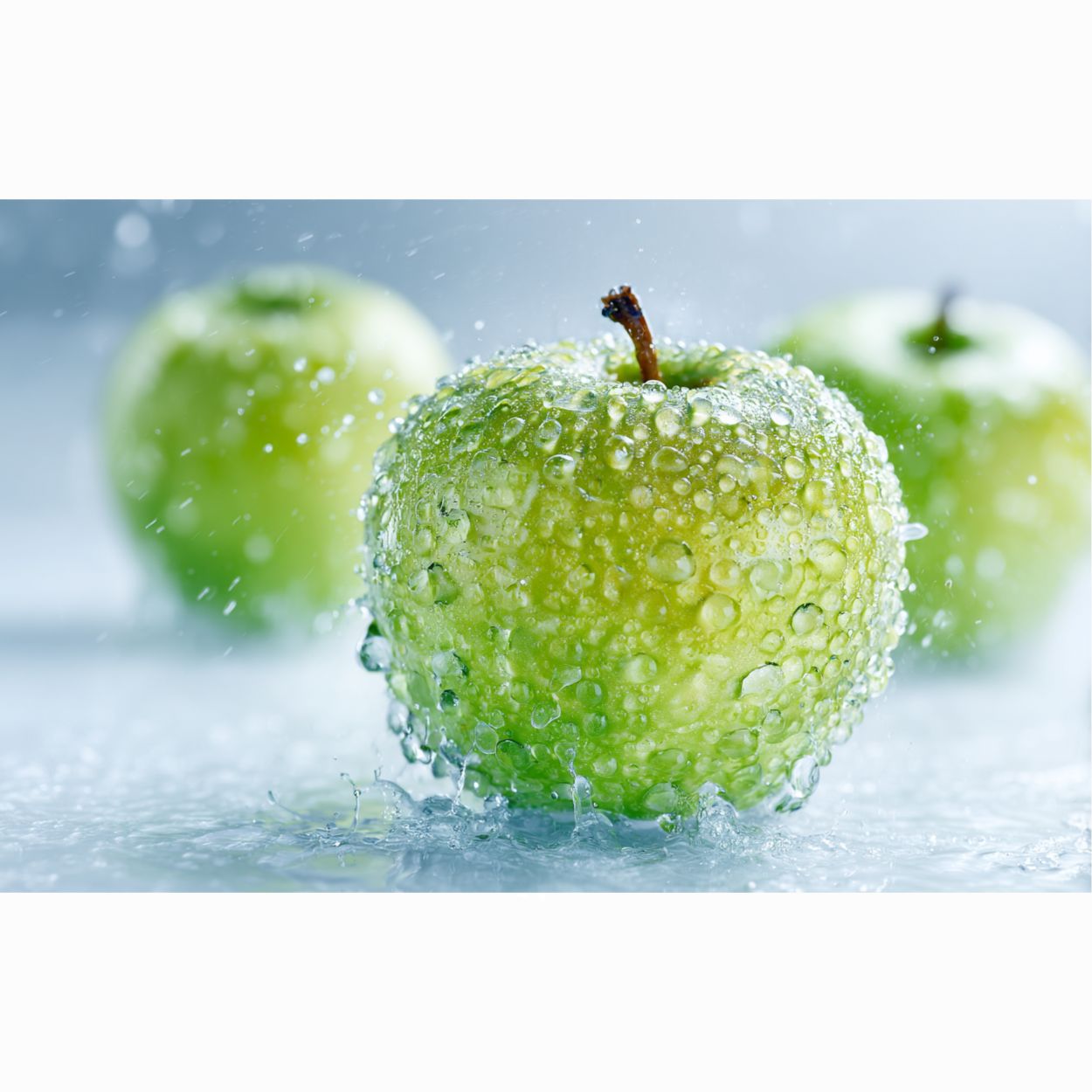 Bouteille isotherme XL avec paille "POMMES VERTES" - 950ml - French Bazar - 9901040_20175