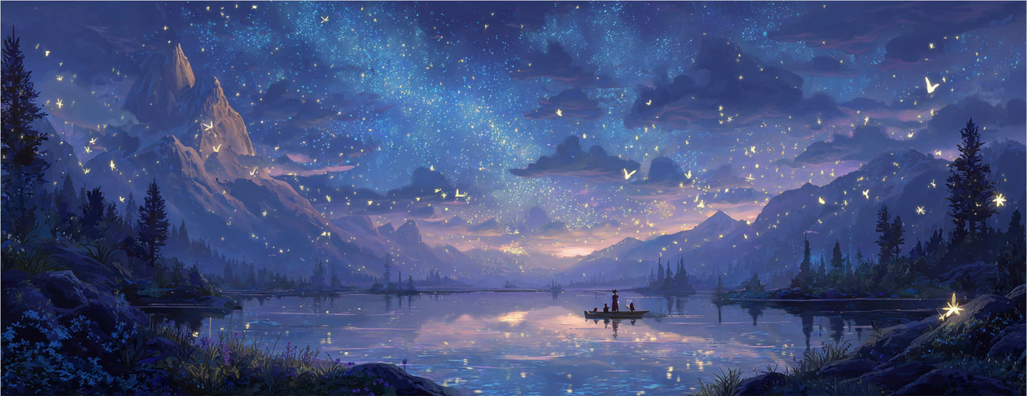 Mug Design "PURPLE LAKE" - Noir