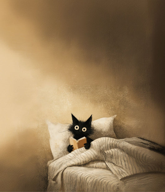 Sac Shopping Léger "READING CAT" - French Bazar - 3290215_22801