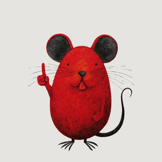 Tote Bag Shopping "RED MOUSE" - French Bazar - 5387152_4533