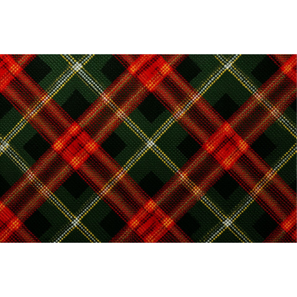 Bouteille isotherme "RED TARTAN" - 500ml - Noir