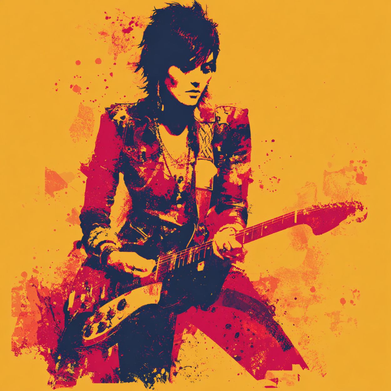 Tote Bag Shopping "ROCK GIRL" - French Bazar - 5322454_4533