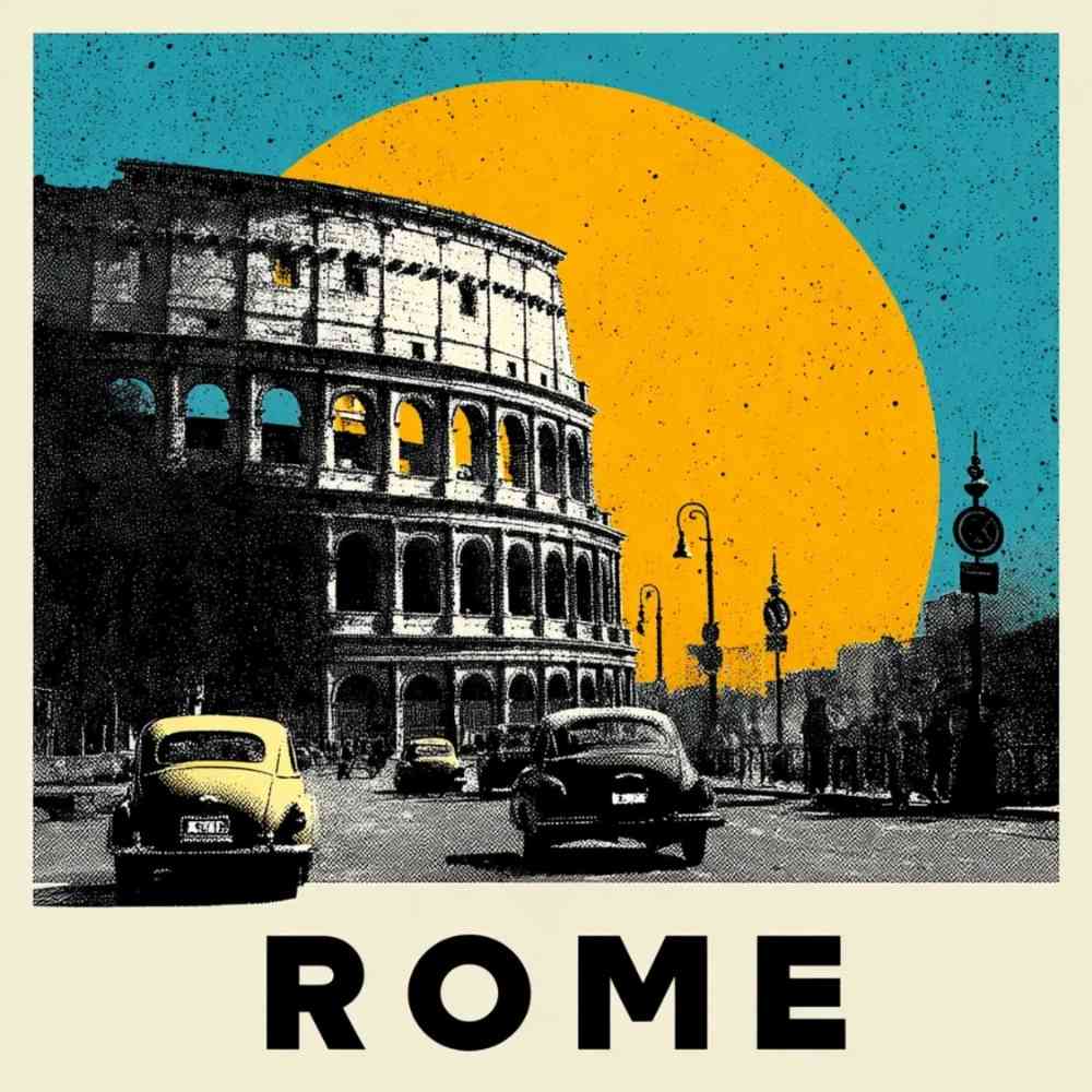 Tote Bag Shopping "ROME"