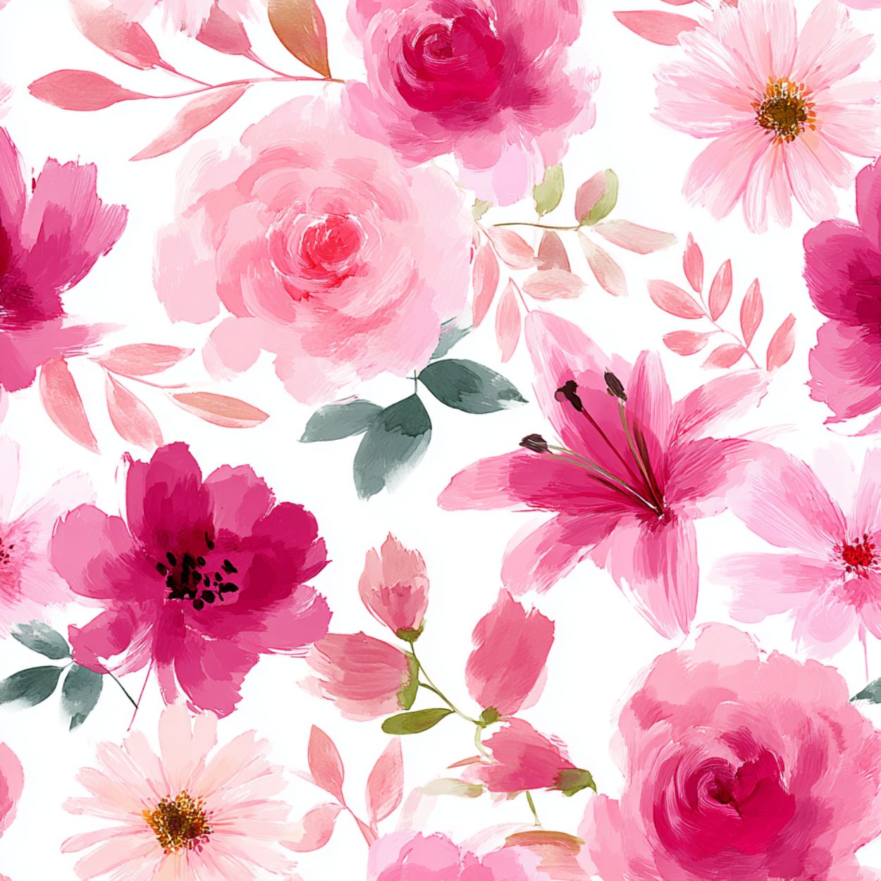 Tote Bag Shopping "ROSE BOUQUET" - French Bazar - 8605277_4533