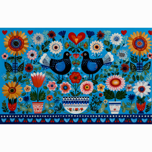 Bouteille isotherme "SCANDI ART" - 500ml - Noir ou Blanc