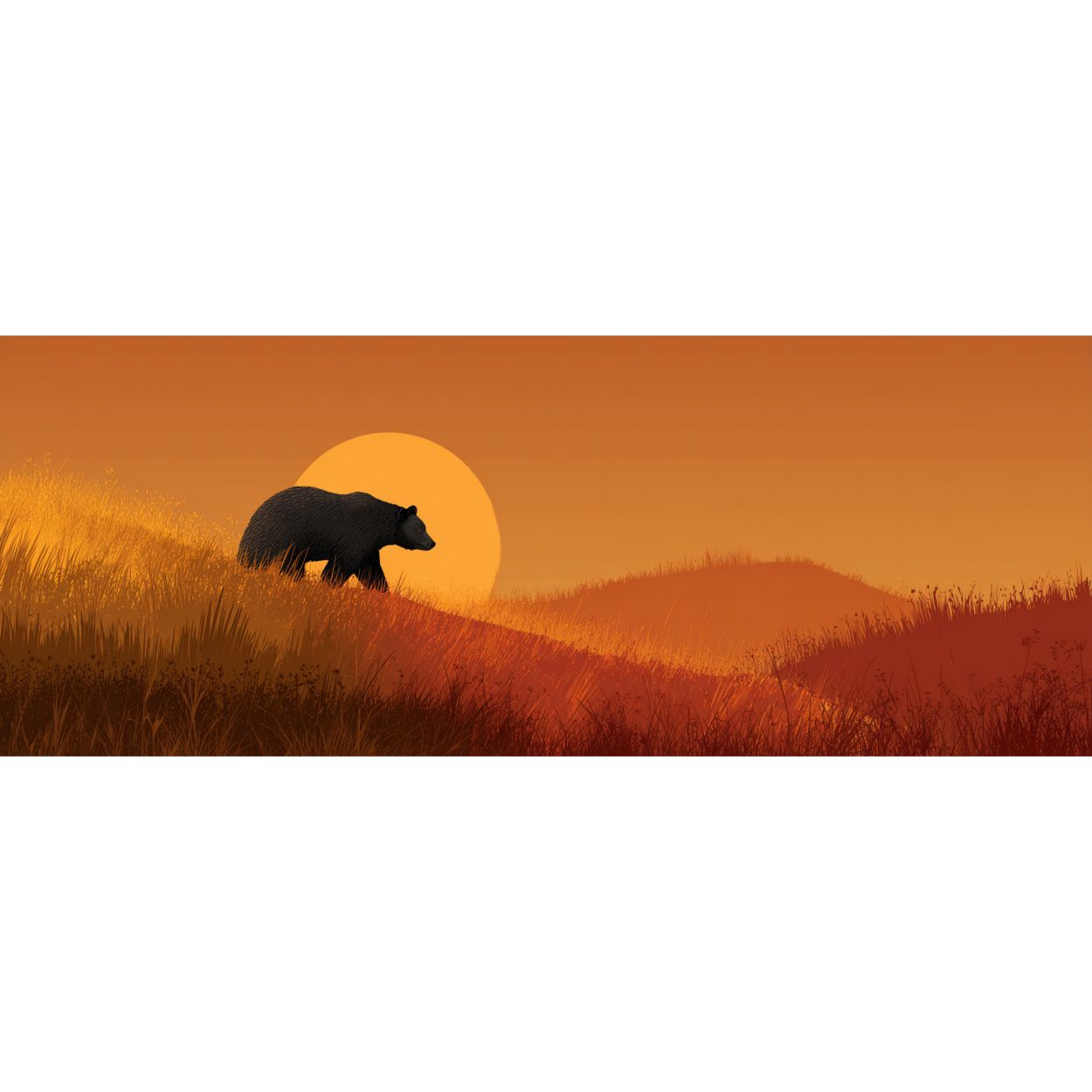 Mug Design "SUNSET BEAR" - Noir - French Bazar - 5922122_9323