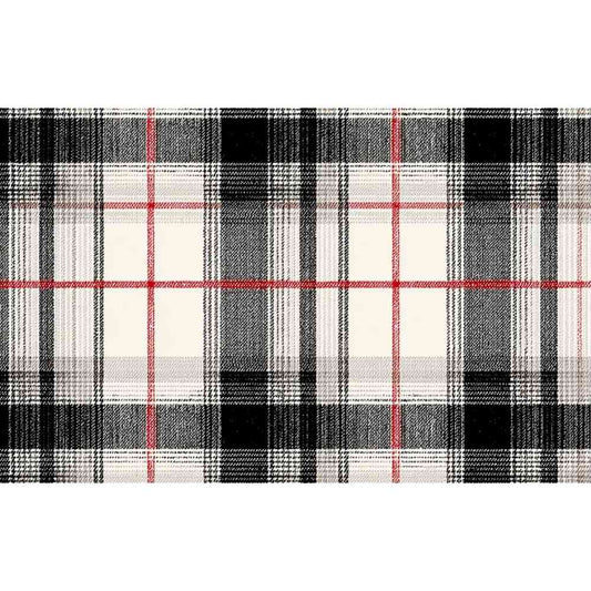 Bouteille isotherme XL avec paille "TARTAN" - 950ml