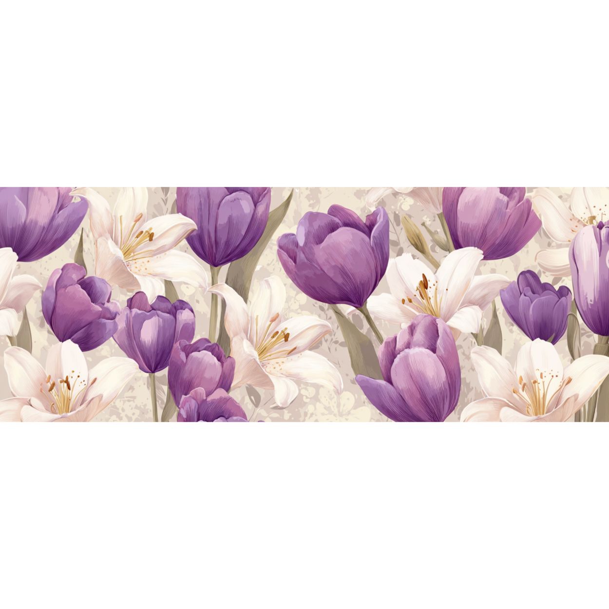 Mug Tendance "TULIPES" - Blanc - French Bazar - 1904069_1320