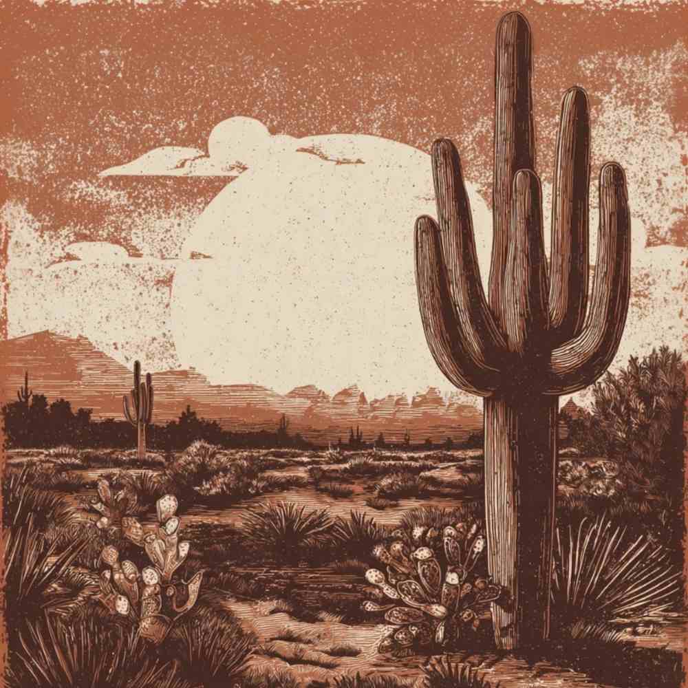 Tote Bag Bio "WESTERN" - Beige