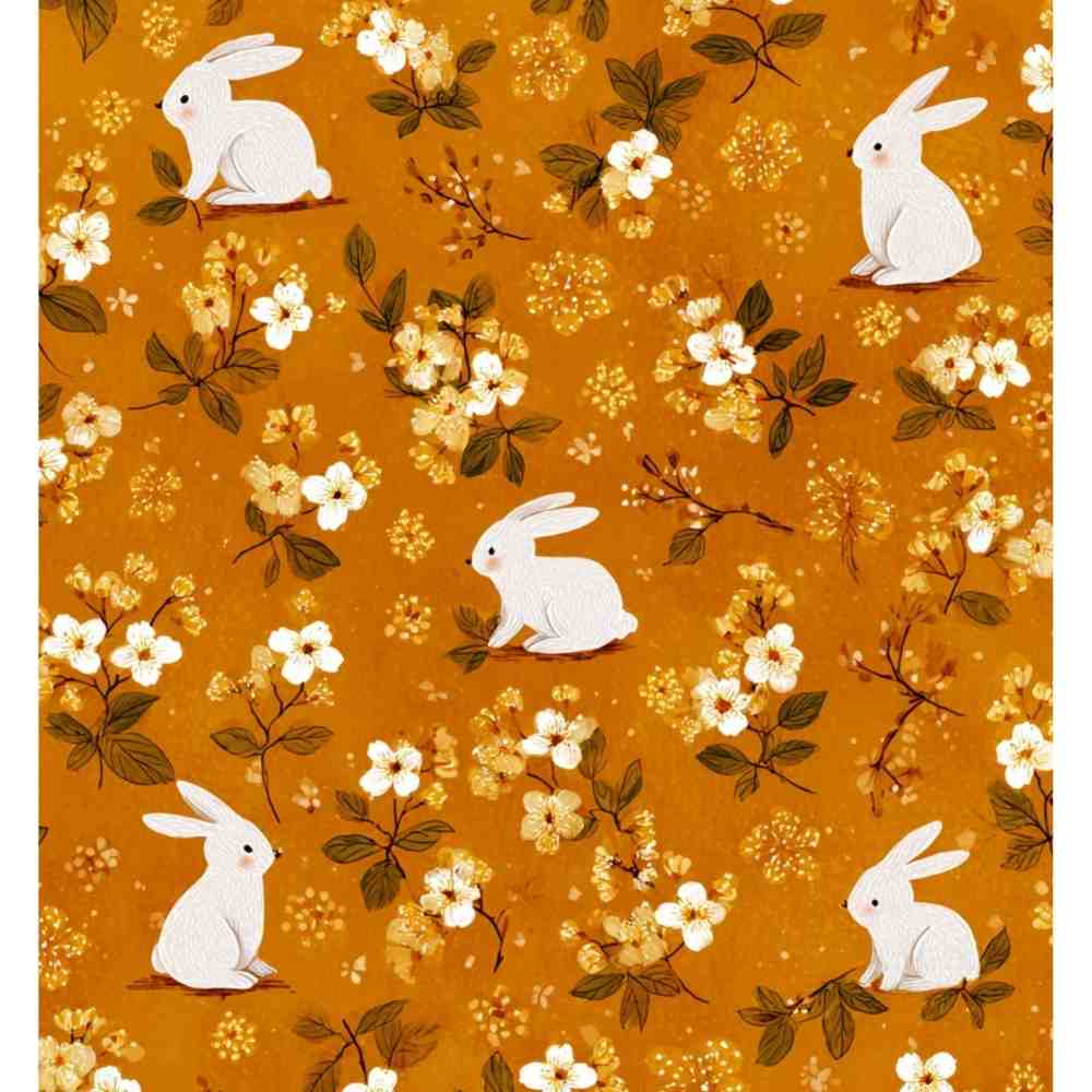 Sac Shopping Léger "WHITE RABBITS"