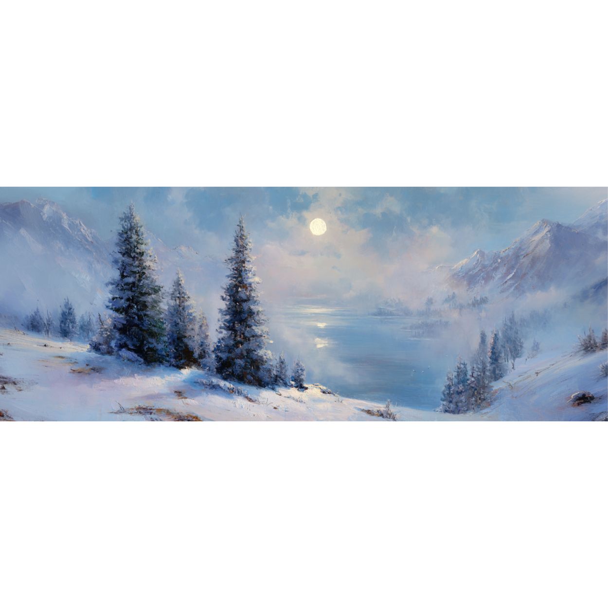 Mug Original "WINTER LAKE" - Blanc - French Bazar - 9386106_1320