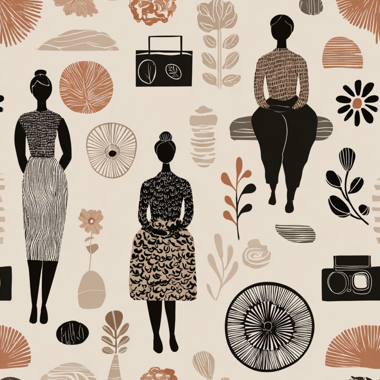 Tote Bag Bio "WOMEN" - Beige - French Bazar - 8636497_10458