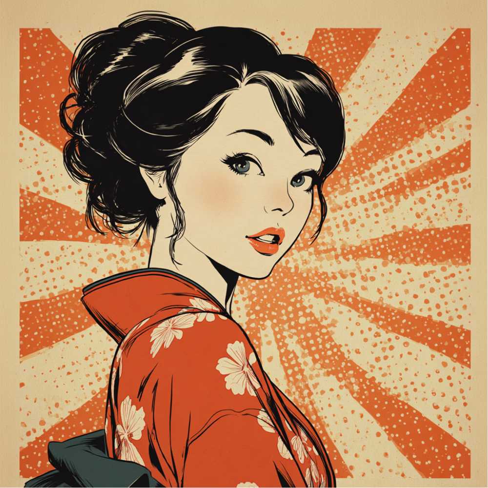 Tote Bag Shopping "YOUNG GEISHA"