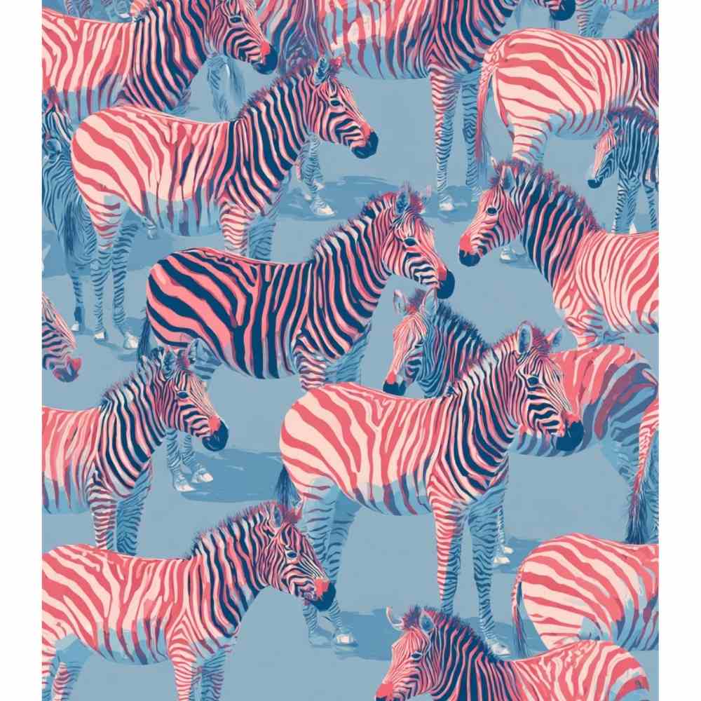 Sac Shopping Léger "ZÈBRES ROSES"