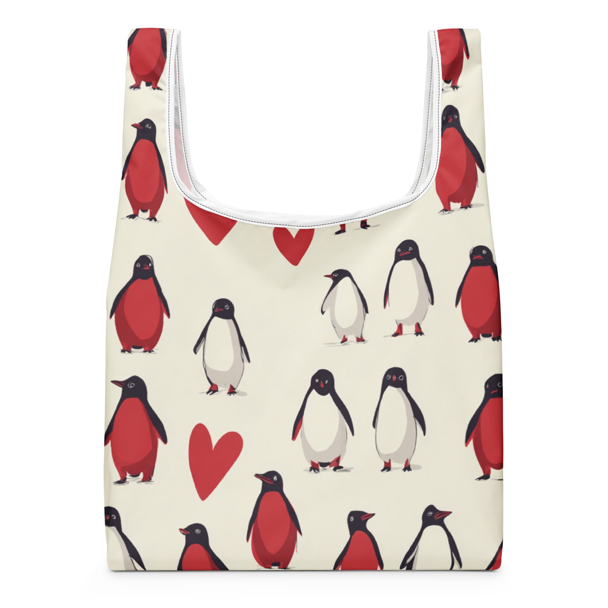 Sac Shopping Léger "PENGUINS IN LOVE" - French Bazar - 6778124_22801