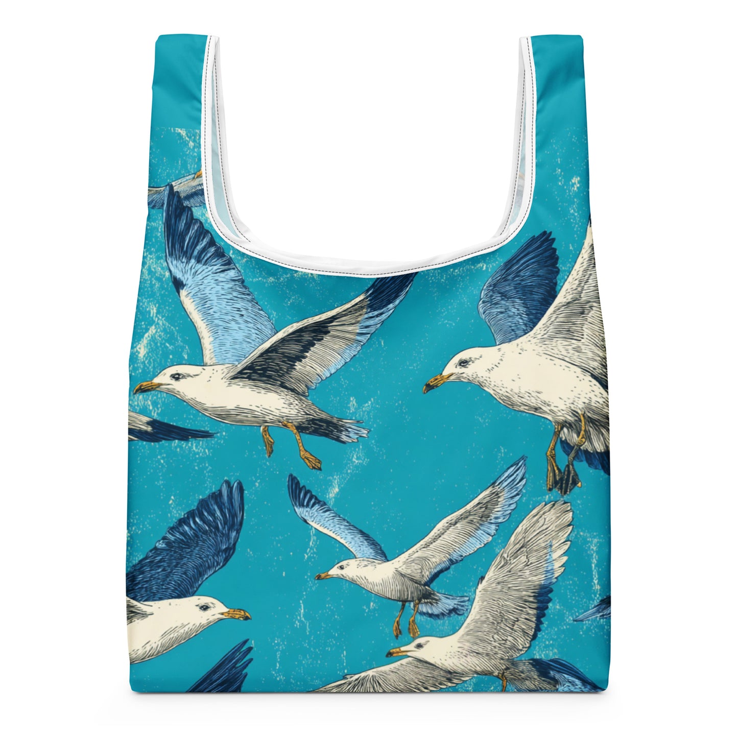 Sac Shopping Léger "MOUETTES BLEUES" - French Bazar - 2925699_22801