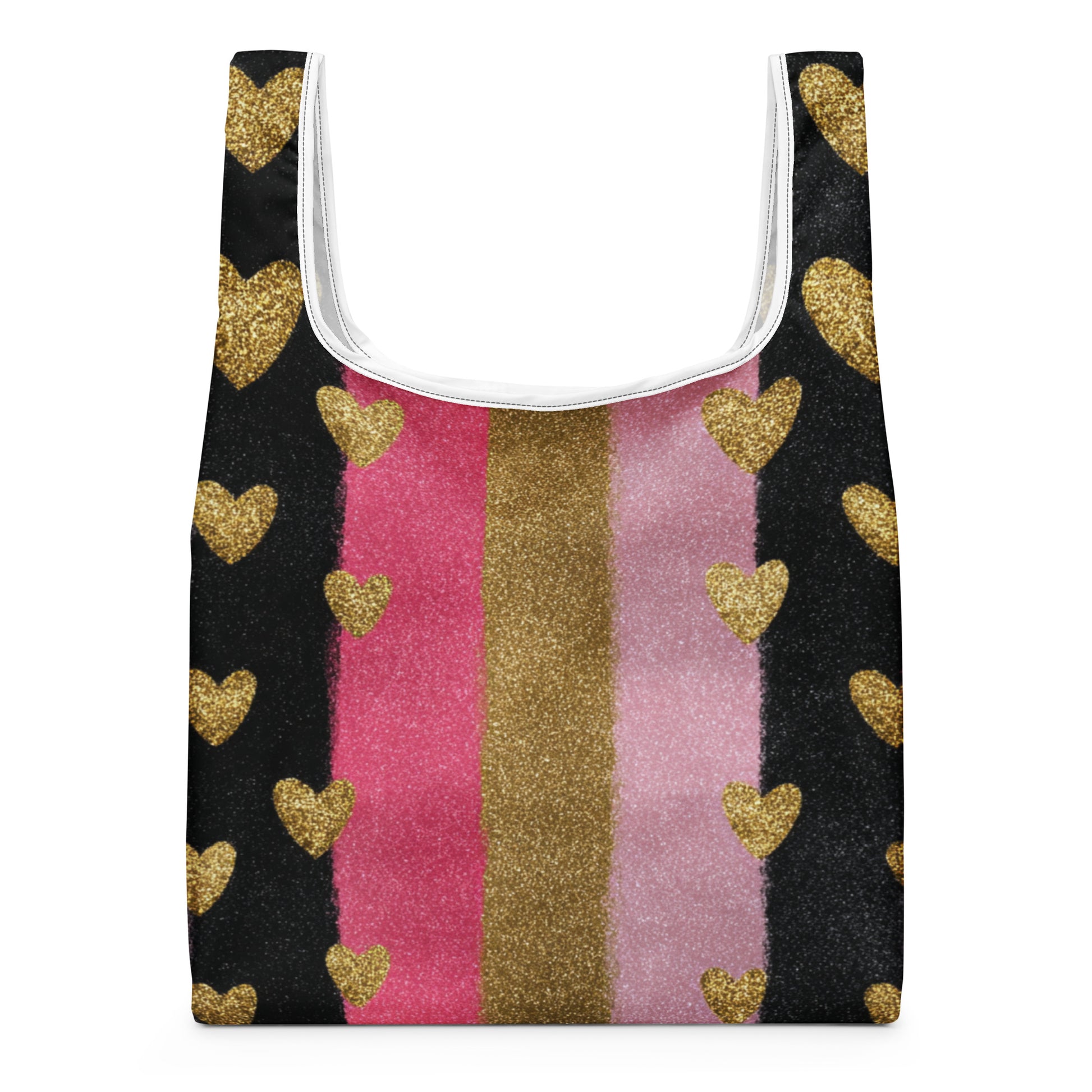 Sac Shopping Léger "GOLDEN HEARTS" - French Bazar - 2292408_22801