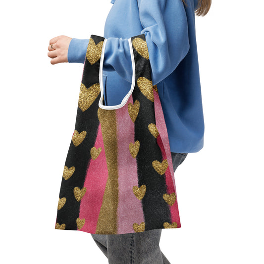 Sac Shopping Léger "GOLDEN HEARTS" - French Bazar - 2292408_22801