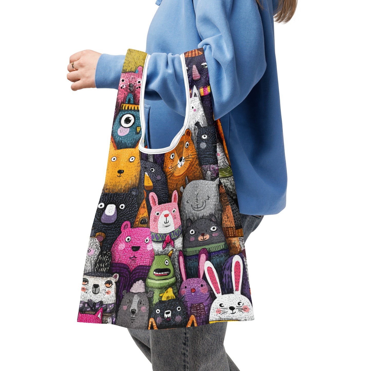 Sac Shopping Léger "ANIMAL FRIENDS"