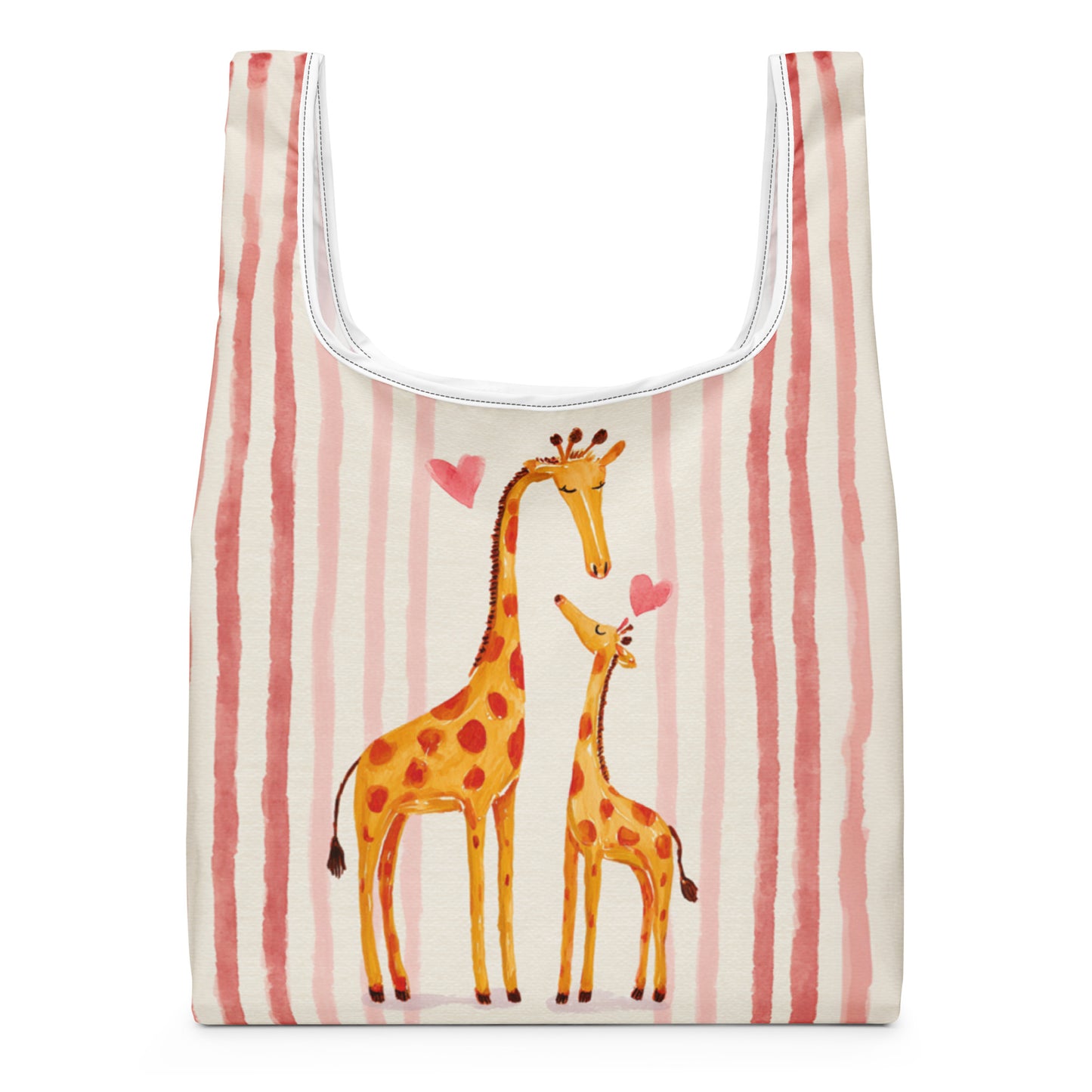 Sac Shopping Léger "AMOUR GIRAFE" - French Bazar - 8744915_22801