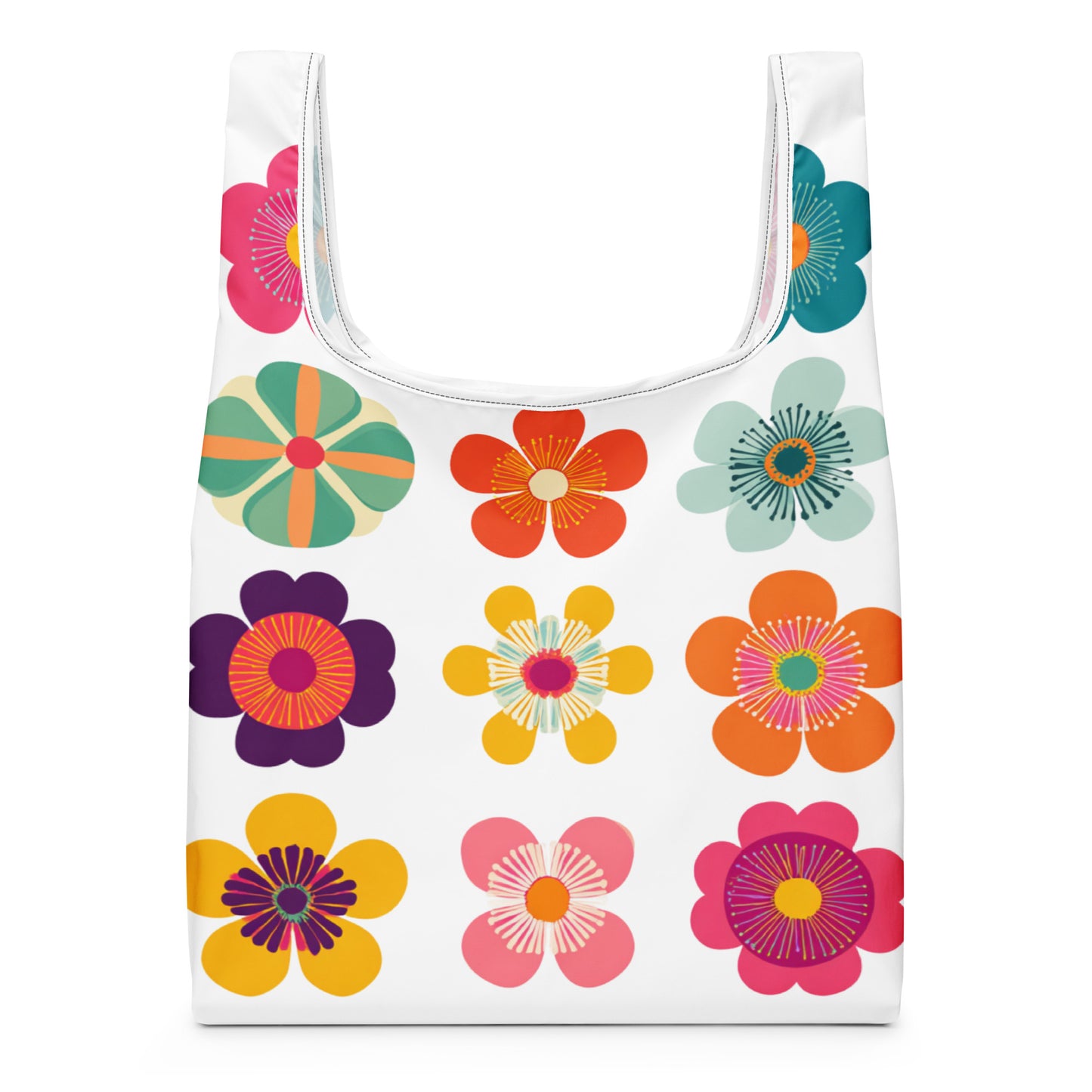 Sac Shopping Léger "HIPPIE FLOWERS" - French Bazar - 1464333_22801