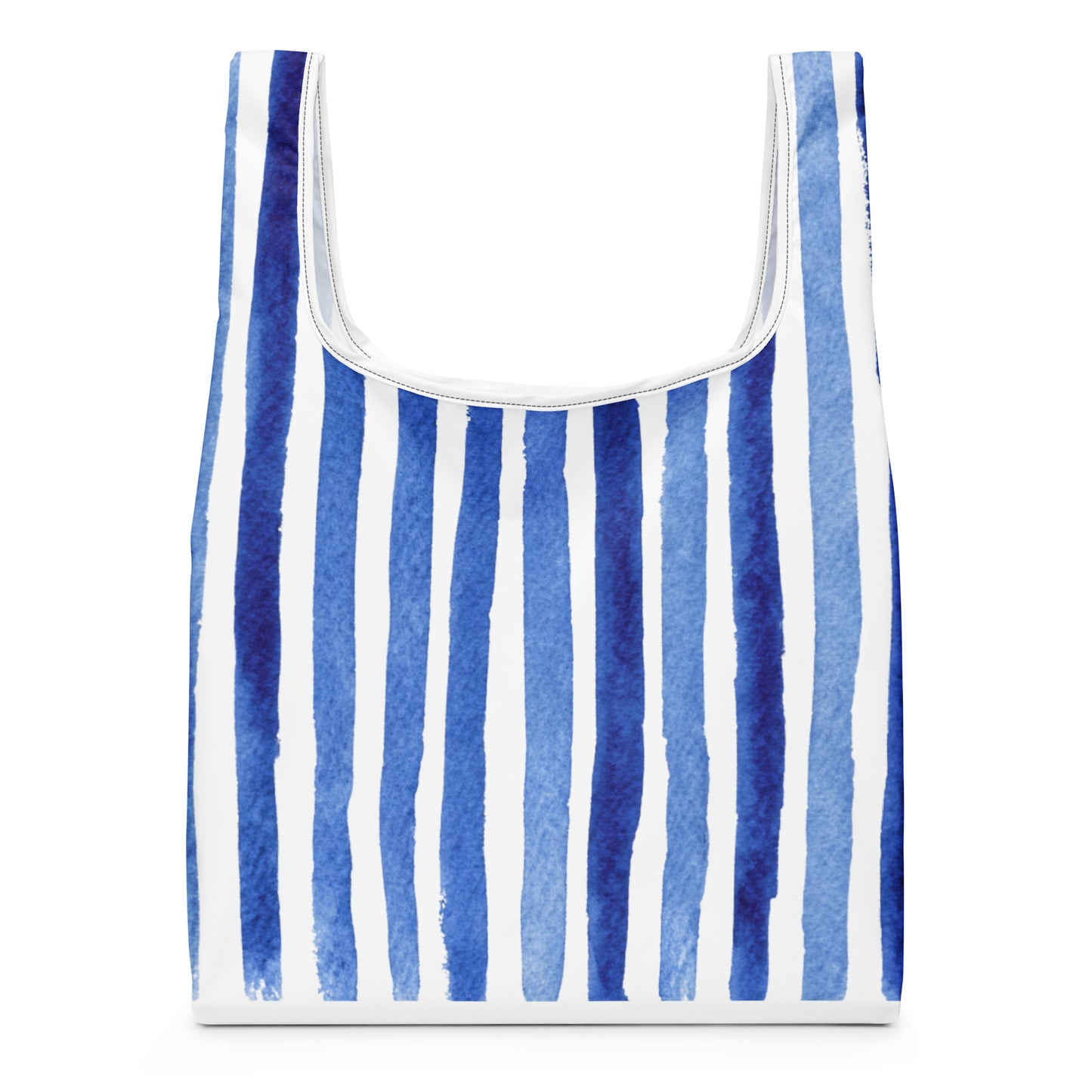 Sac Shopping Léger "RAYURES BLEUES" - French Bazar - 5265579_22801