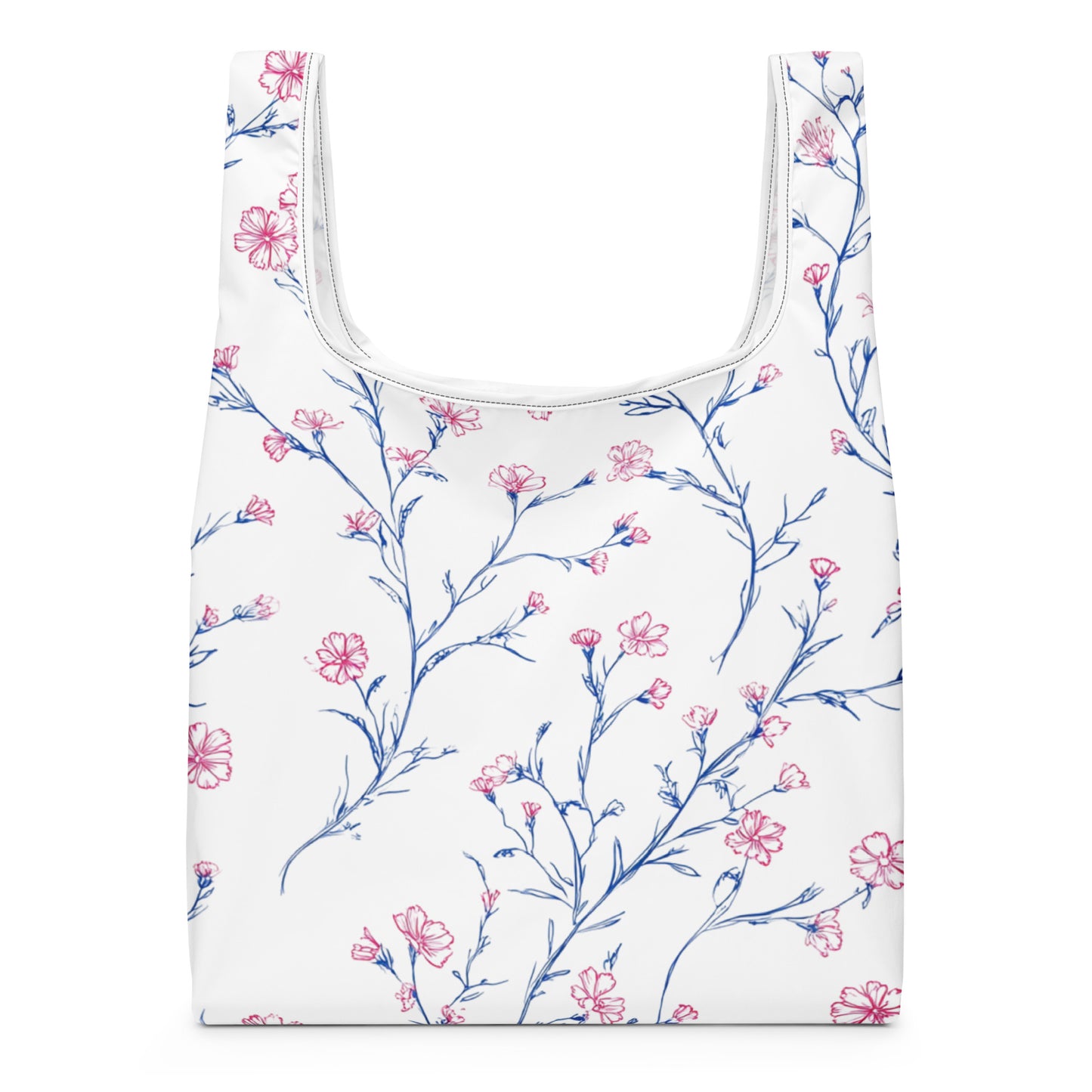 Sac Shopping Léger "DELICATE FLOWERS" - French Bazar - 1766425_22801