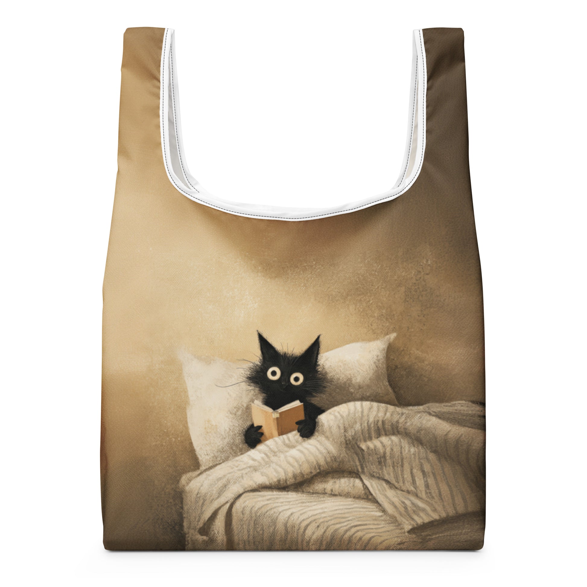 Sac Shopping Léger "READING CAT" - French Bazar - 3290215_22801