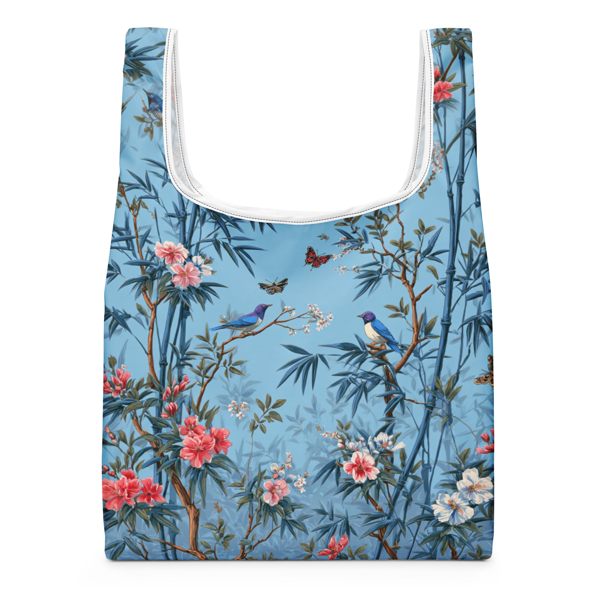 Sac Shopping Léger "BLUE BAMBOOS" - French Bazar - 9269057_22801