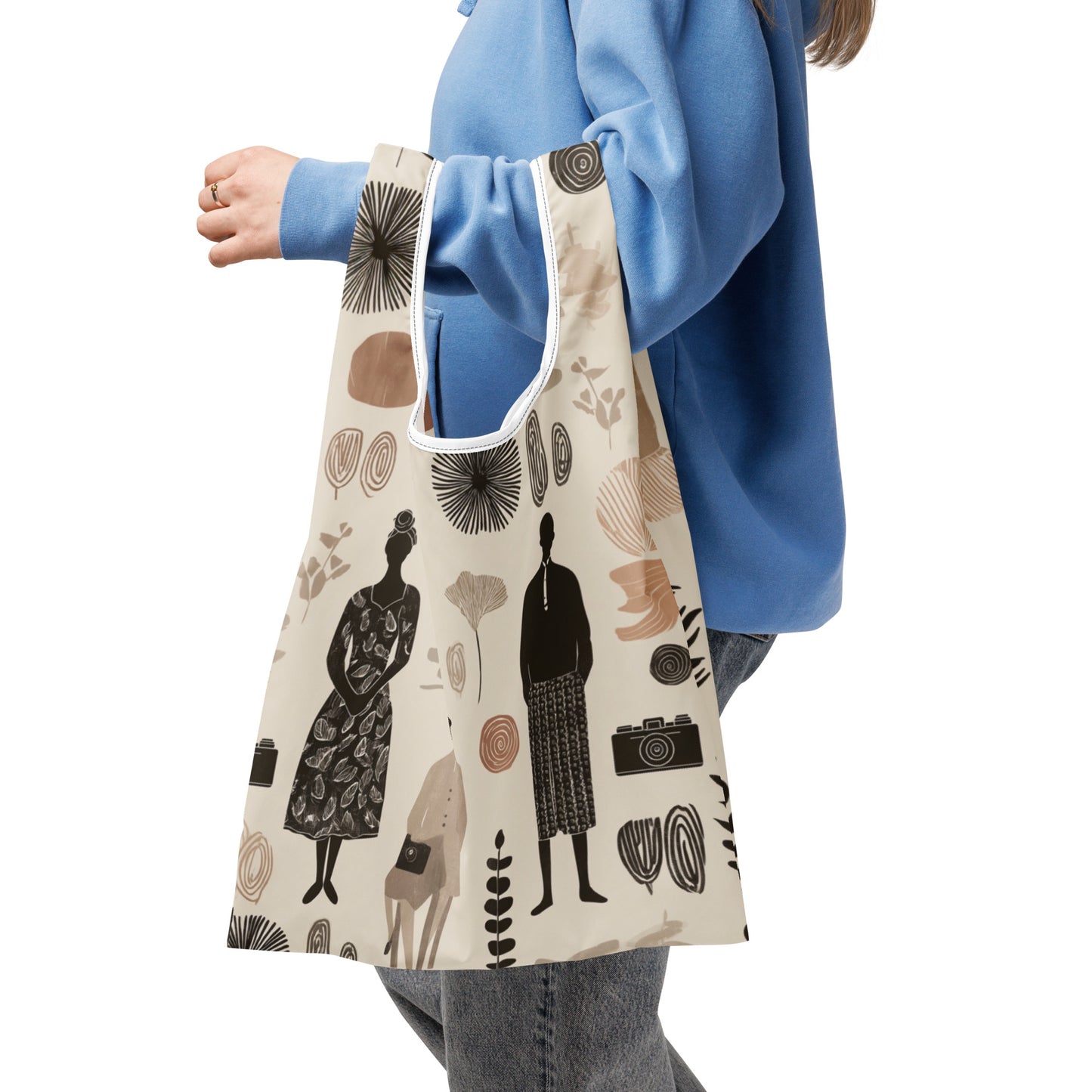 Sac Shopping Léger "FASHION SILHOUETTES" - French Bazar - 5244192_22801