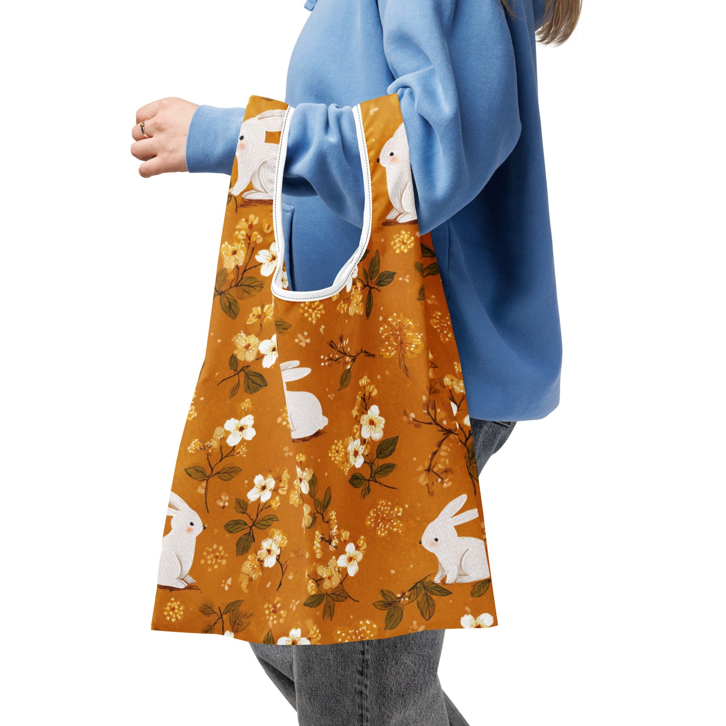 Sac Shopping Léger "WHITE RABBITS" - French Bazar - 9515466_22801