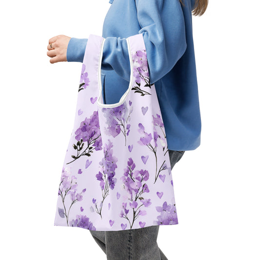 Sac Shopping Léger "PURPLE SPRING" - French Bazar - 9390788_22801