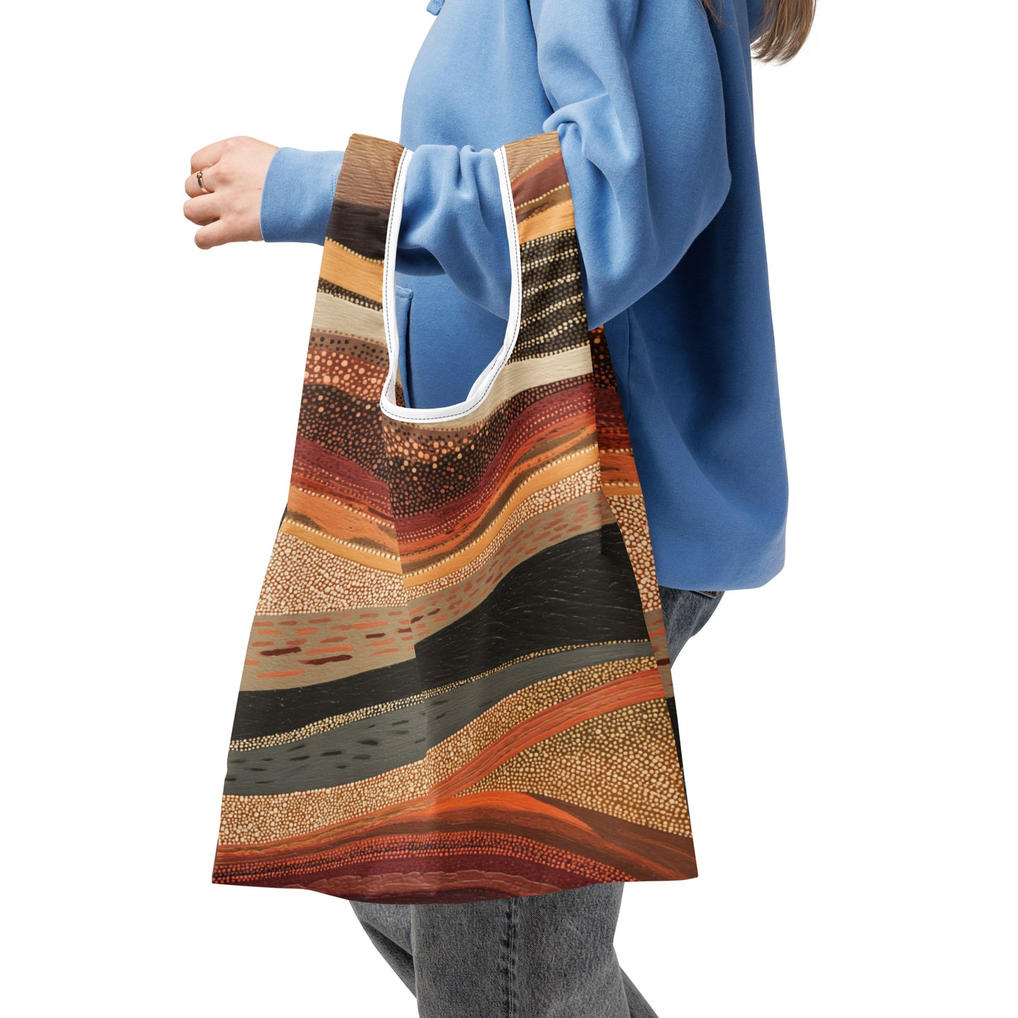 Sac Shopping Léger "SAND WAVES"