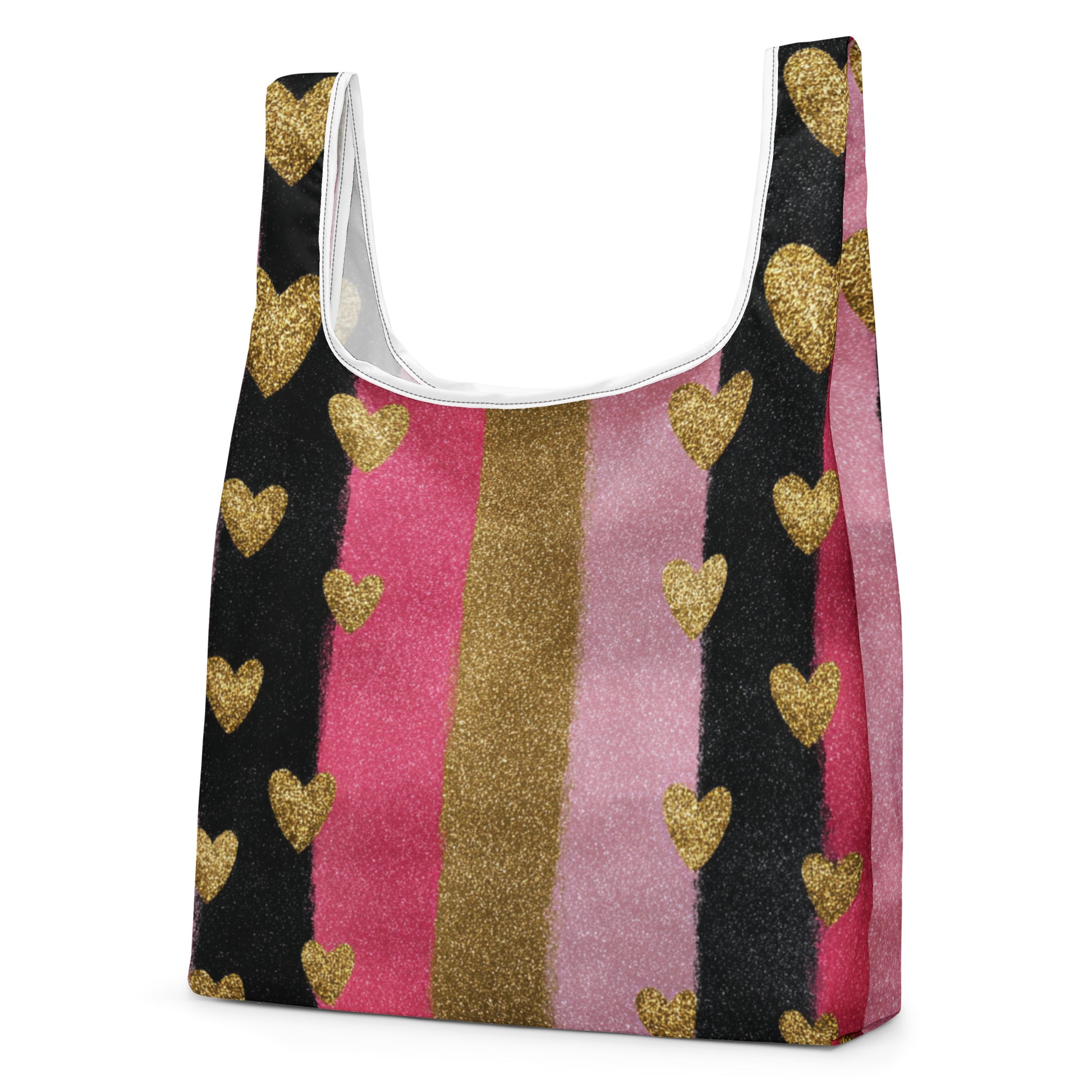 Sac Shopping Léger "GOLDEN HEARTS" - French Bazar - 2292408_22801