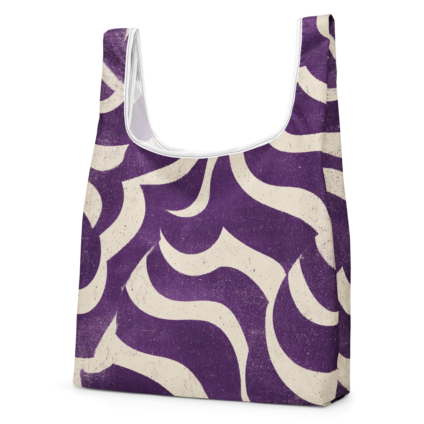 Sac Shopping Léger "PURPLE WAVES" - French Bazar - 1403655_22801